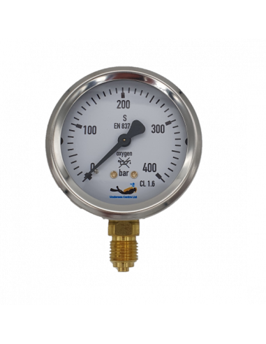 63MM OXYGEN GAUGE 0-400